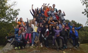 Foto de grupo ao final do primeiro campamento do Grupo Scout Ilex 959