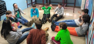 reunión de traballo da Tropa Scout