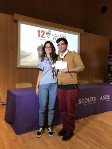 entrega de premio cortos scout