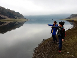 scouts en Portomarín