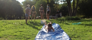 scouts con xogos de auga